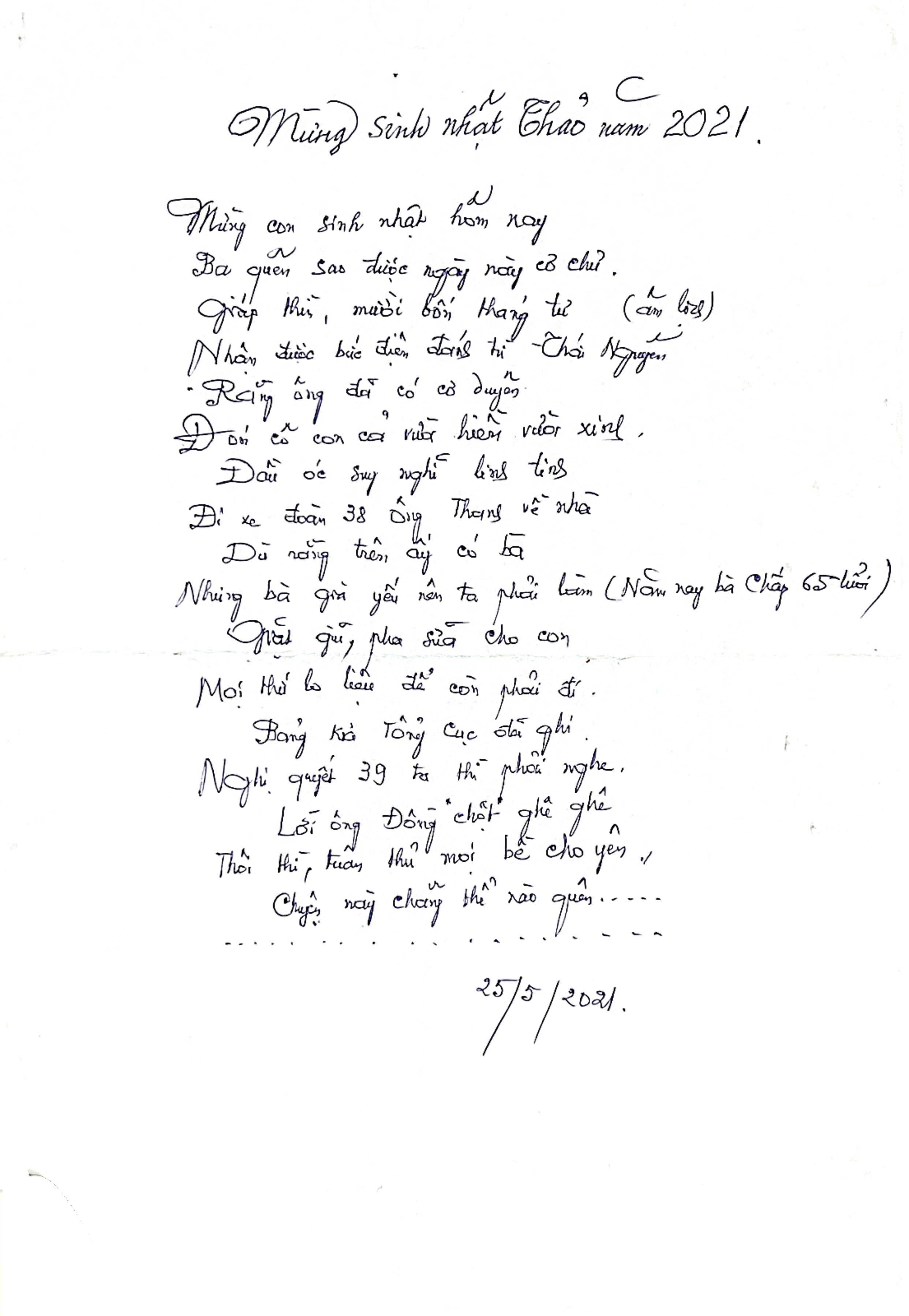 Mừng Sinh Nhật Thảo Năm 2021