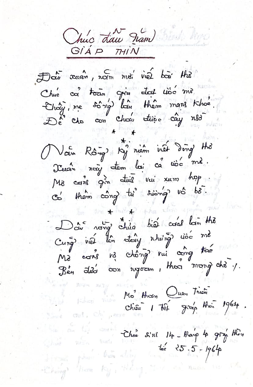 Chúc Đầu Năm Giáp Thìn - Trang 1