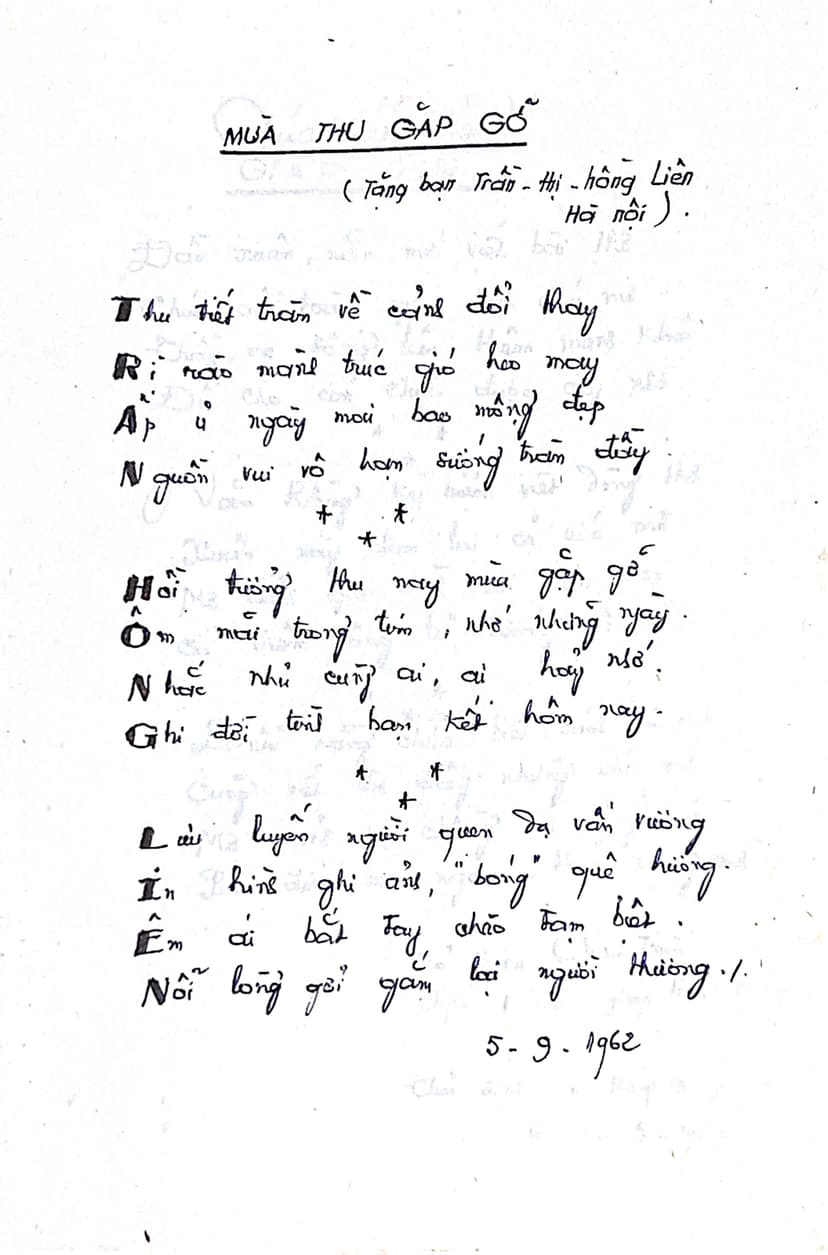 Mùa Thu Gặp Gỡ - Trang 1