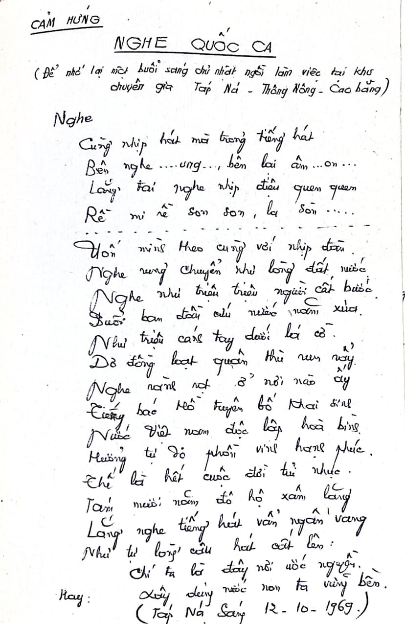 Cảm Hứng Nghe Quốc Ca - Trang 1