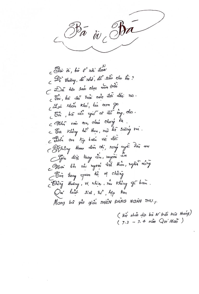 Bà Ơi Bà - Trang 1